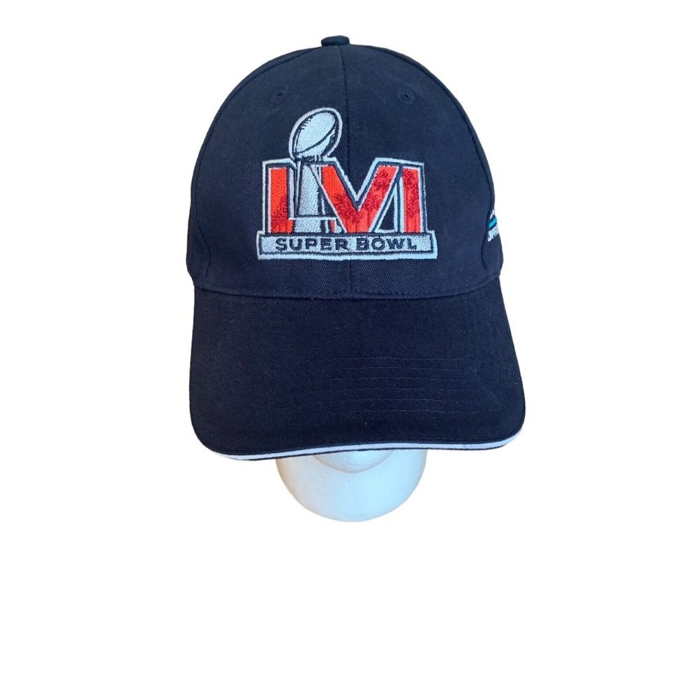 Super Bowl LIV Bud Light Sponsor HAT - Blue Mesh Strap-back Quake City Caps